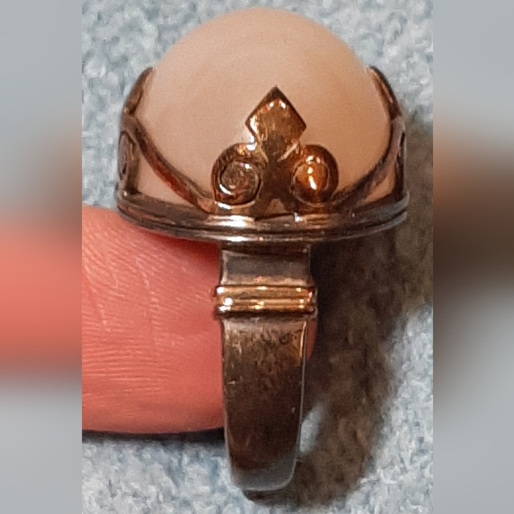 Peach Quartz Ring
